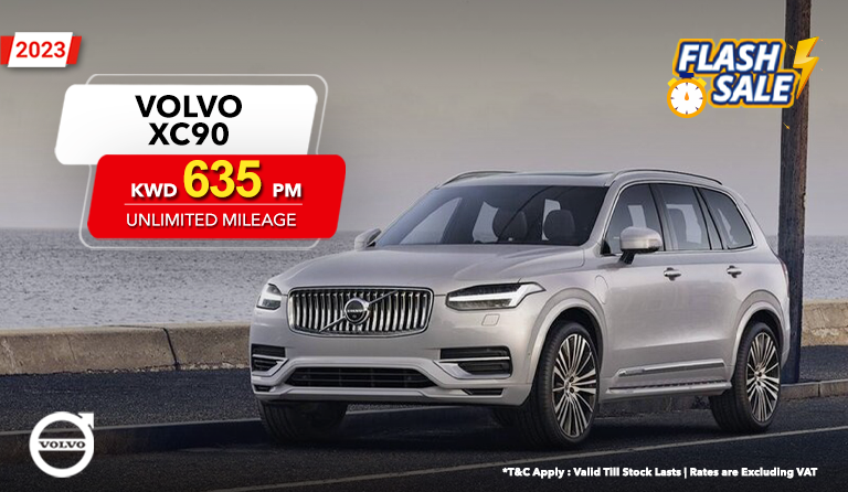 2023 Volvo XC90, Car rental, flash sale, kuwait